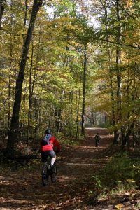 Stony Creek Metropark in Shelby Township abounds with outdoor recreational opportunities, including scenic mountain bike trails. PHOTO CREDIT: Huron-Clinton Metroparks
